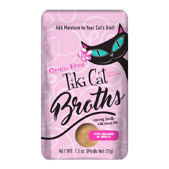 Tiki Cat Grain Free Salmon in Broth Pouch