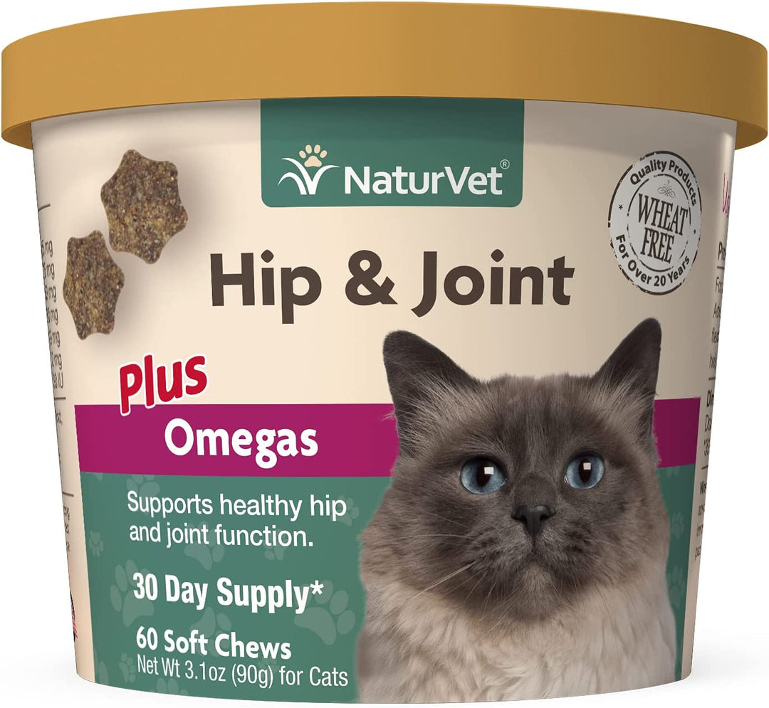 NaturVet Cat Cat Hip & Joint 60ct