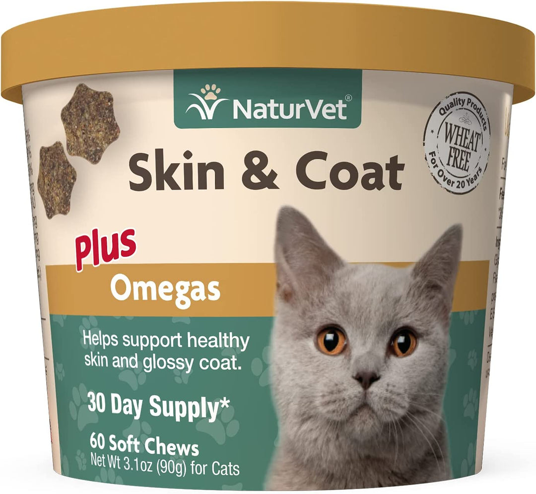 NaturVet Cat Skin & Coat 60ct