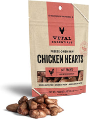 Vital Essentials Freeze-Dried Chicken Hearts 1.9oz