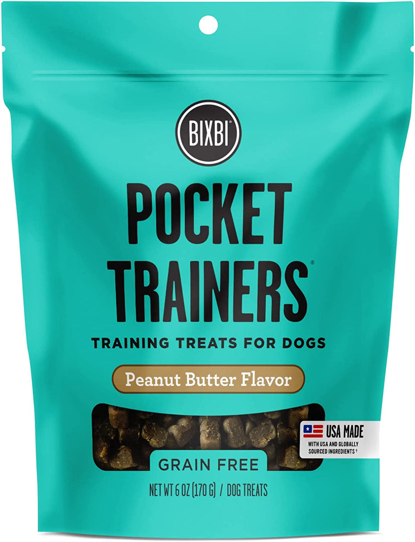 Bixbi Grain Free Pocket Trainers 6oz Peanut Butter