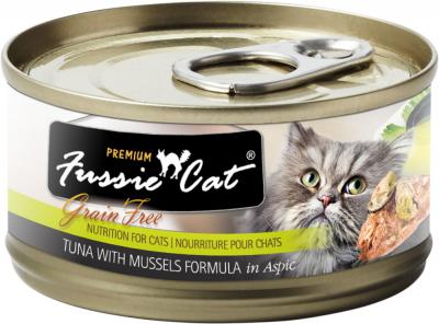 Fussie Cat Premium Tuna with Mussels 2.8oz