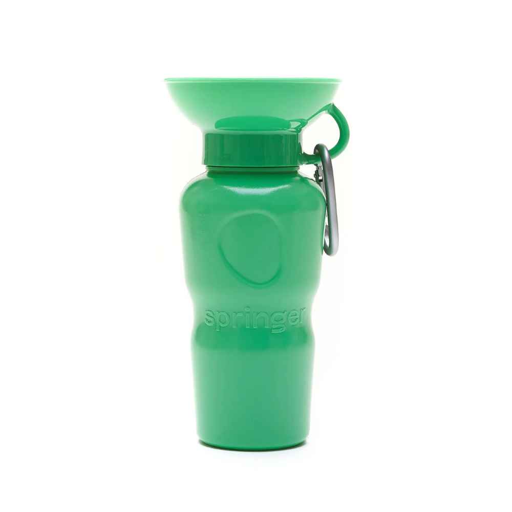 Springer Classic Dog Travel Bottle 22oz Green