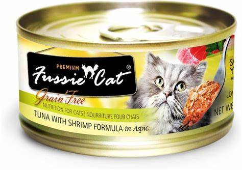 Fussie Cat Premium Tuna with Shrimp 2.8oz