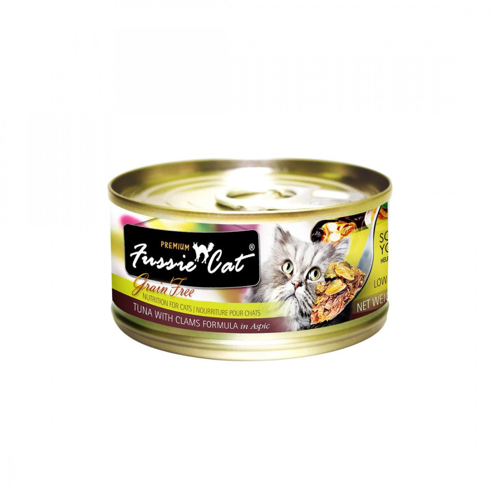 Fussie Cat Premium Tuna with Clams 2.8oz