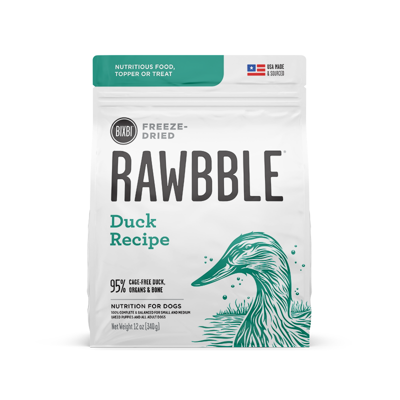 Bixbi Freeze-Dried Rawbble Duck