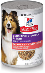 Hill’s Science Diet Sensitive Stomach & Skin Salmon & Veg 12.8oz