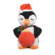 Patchwork Playful Pair Holiday Penguin 15”