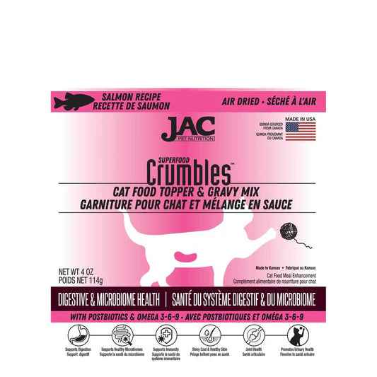 Jac Superfood Crumbles for Cats Salmon