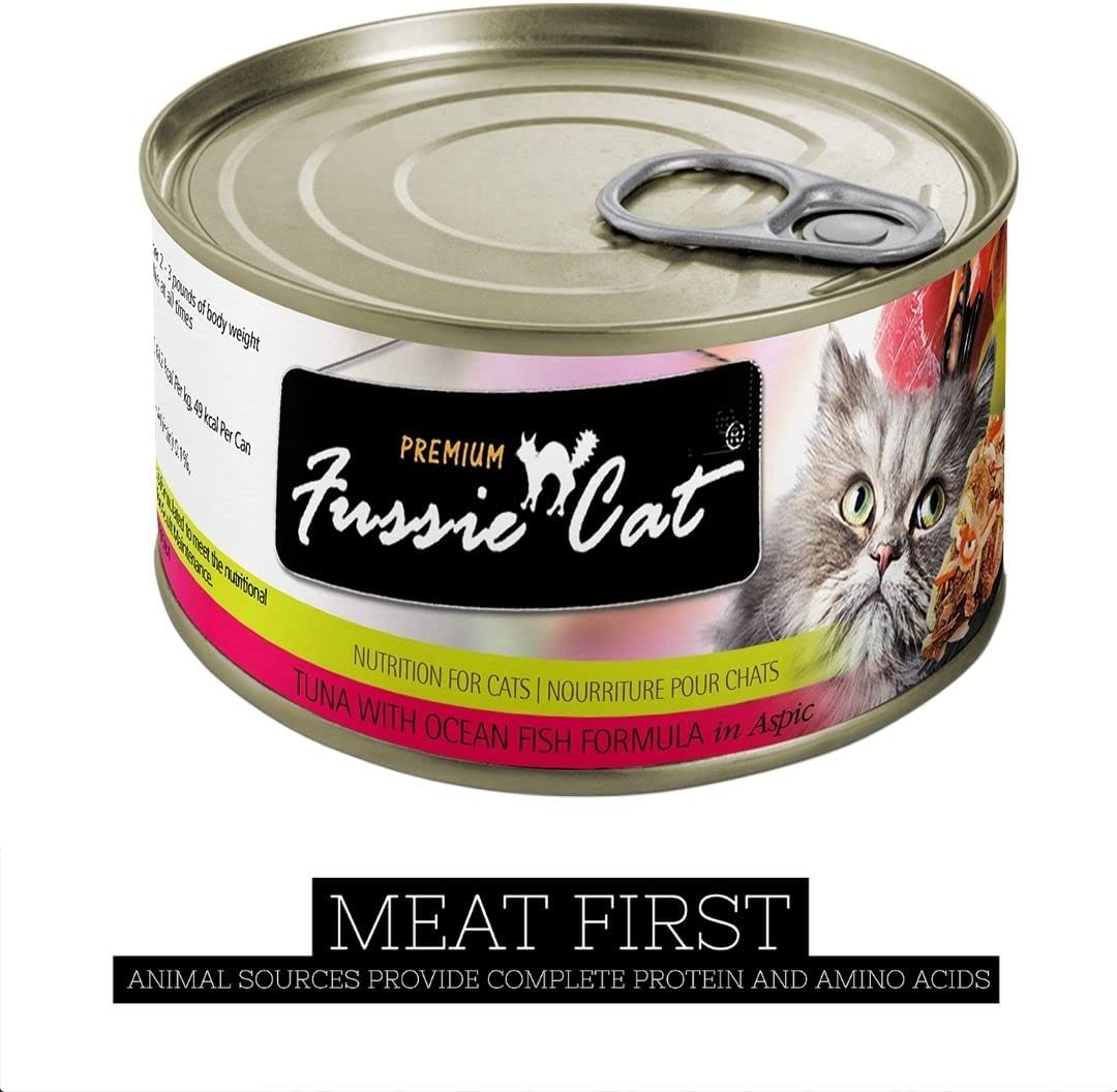 Fussie Cat Premium Tuna with Ocean Fish 5.5oz