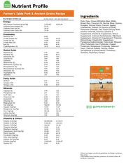 Open Farm Dog Ancient Grains Farmer's Table Pork