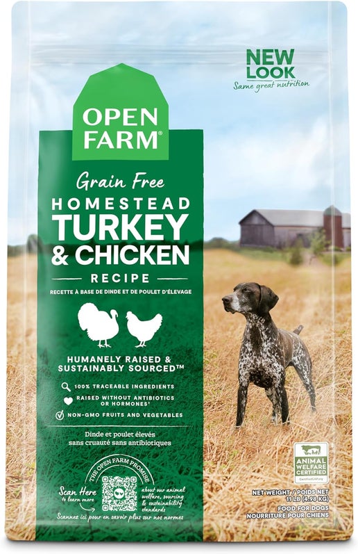 Open Farm Dog GF Turkey & Chicken 11lb