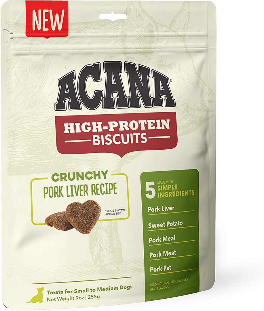 Acana Crunchy Dog Treats 9oz Pork - BlackPaw