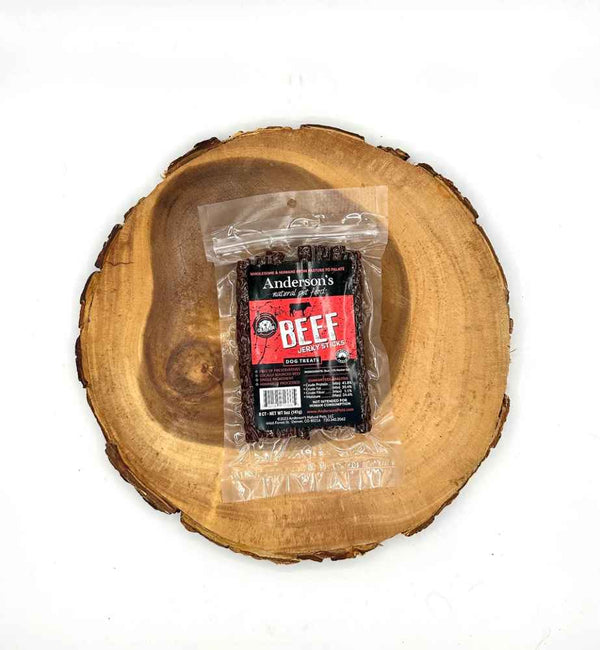 Anderson's Natural Pet Food BeefJerky Sticks 8ct. - BlackPaw