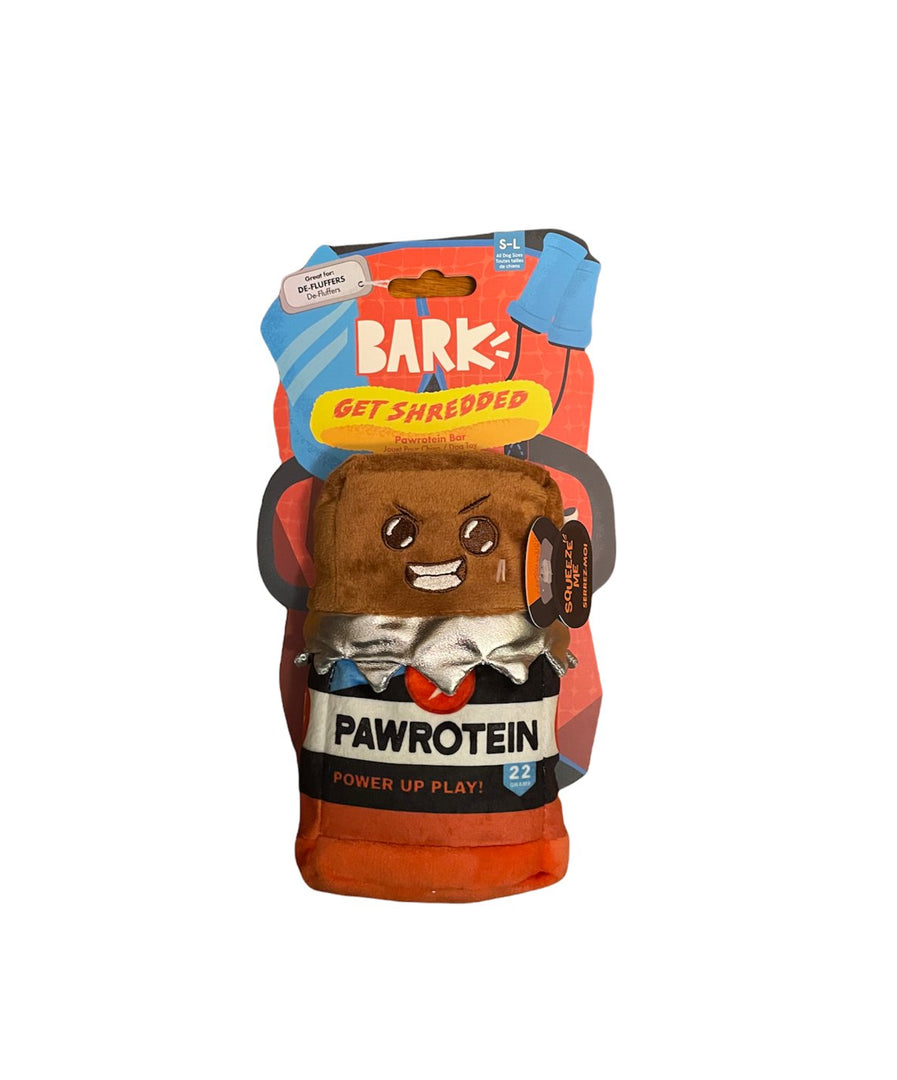 Bark Get Shredded Pawrotein Toy - BlackPaw