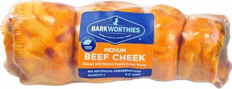 Bark Worthies Beef Cheek Medium - BlackPaw - For Every Adventure