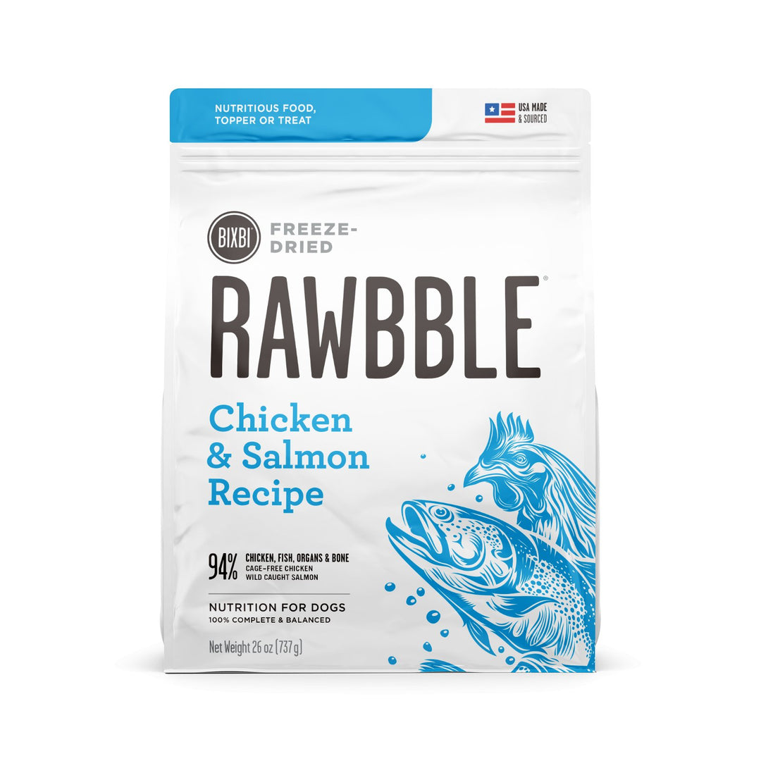 Bixbi Freeze Dried Rawbble Chicken and Salmon - BlackPaw - For Every Adventure