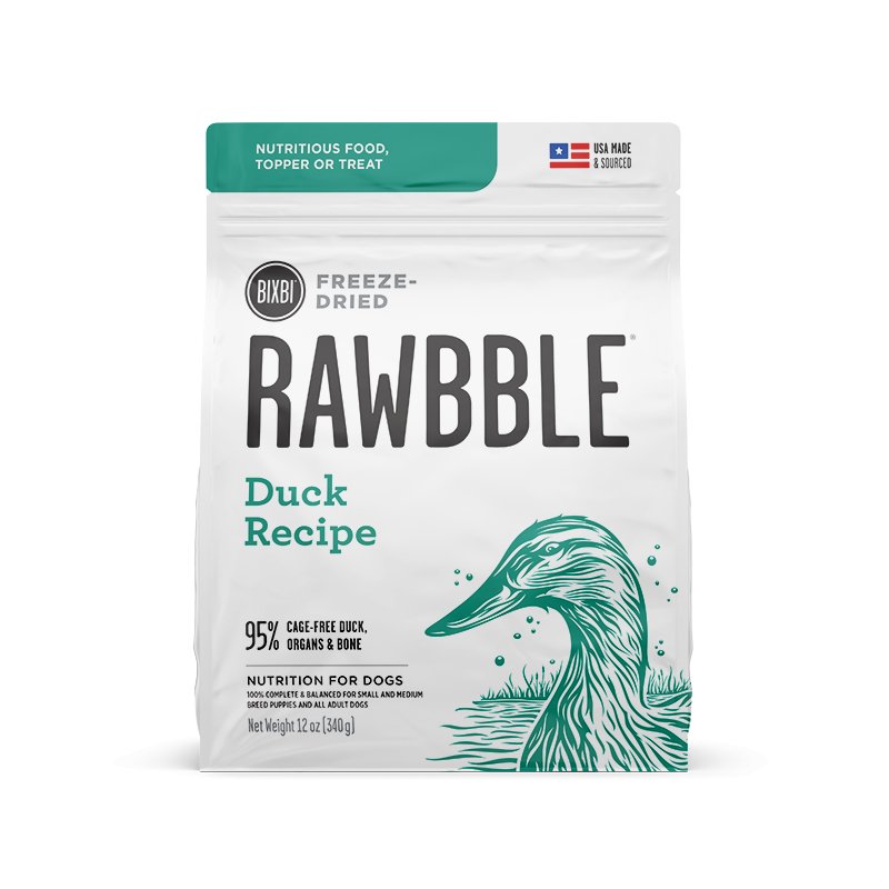 Bixbi Freeze Dried Rawbble Duck - BlackPaw - For Every Adventure