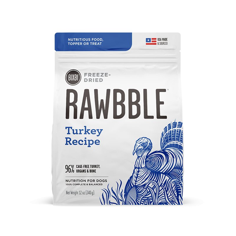 Bixbi Freeze Dried Rawbble Turkey - BlackPaw - For Every Adventure