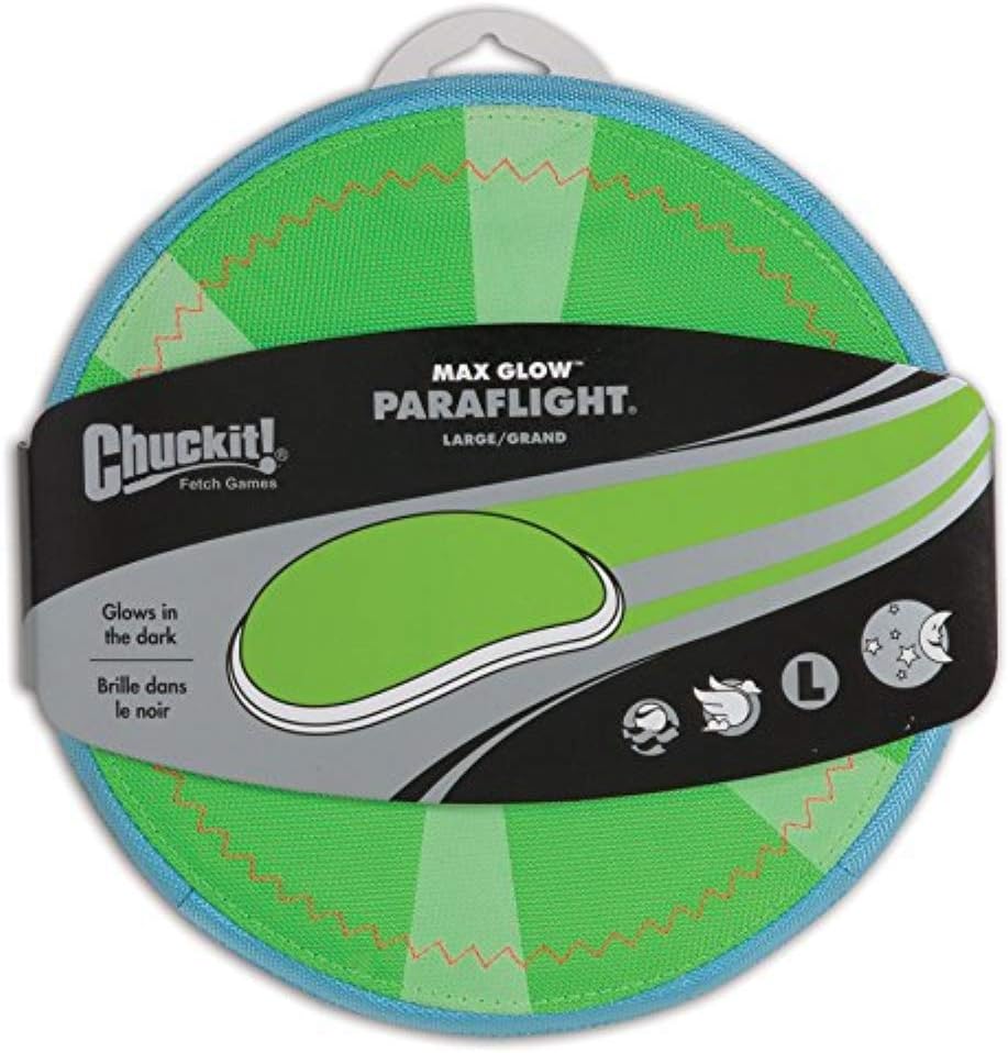 Chuckit Max Glow Paraflight Large - BlackPaw - For Every Adventure