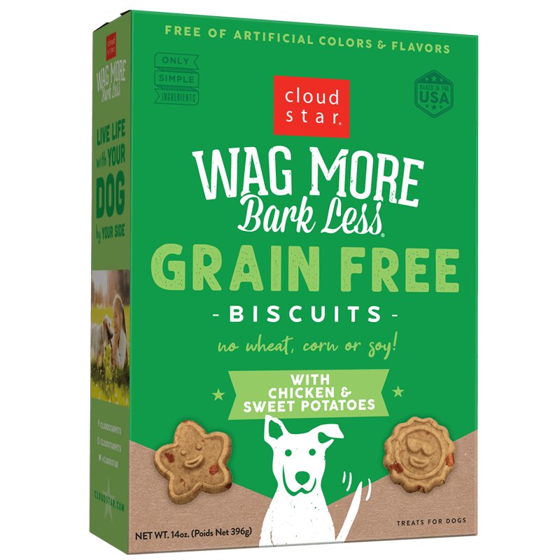 Cloud Star Grain Free Biscuits 14oz Chicken & Sweet Potato - BlackPaw