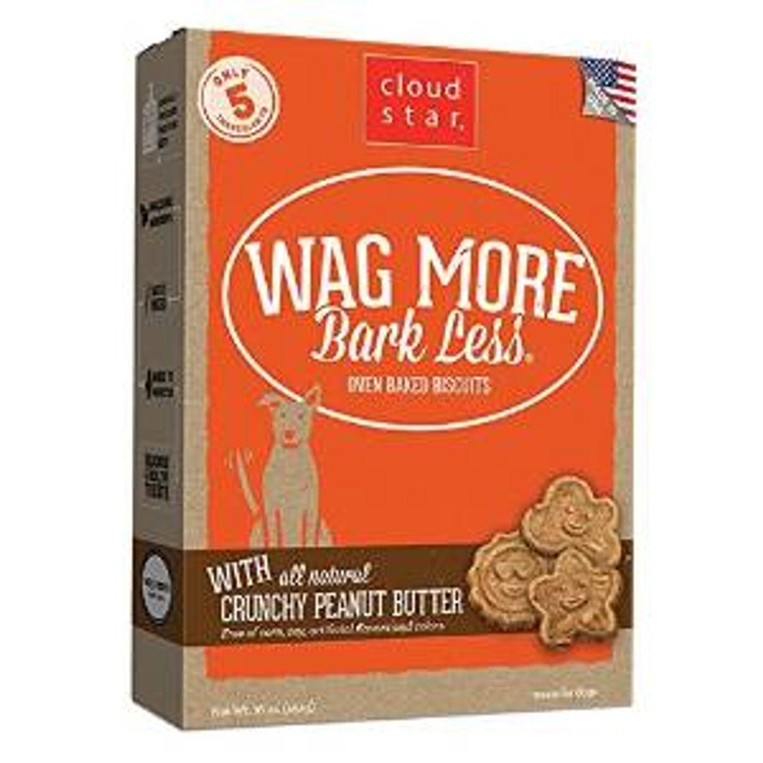 Cloud Star Oats & Grains Biscuits for Dogs 16oz Peanut Butter - BlackPaw