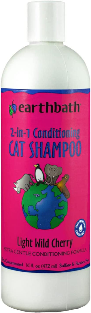 Earthbath 2-in-1 Conditioning Cat Shampoo Cherry - BlackPaw - For Every Adventure