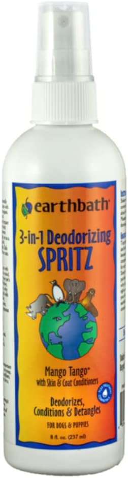Earthbath 3-in-1 Deodorizing Spritz Mango Tango 8oz - BlackPaw