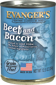 Evanger's Beef and Bacon 12.8oz - BlackPaw - For Every Adventure