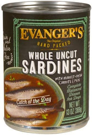 Evanvger's Whole Uncut Sardines 12 Oz - BlackPaw - For Every Adventure