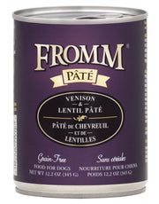 Fromm 12.2oz Venison and Lentil Pate - BlackPaw - For Every Adventure