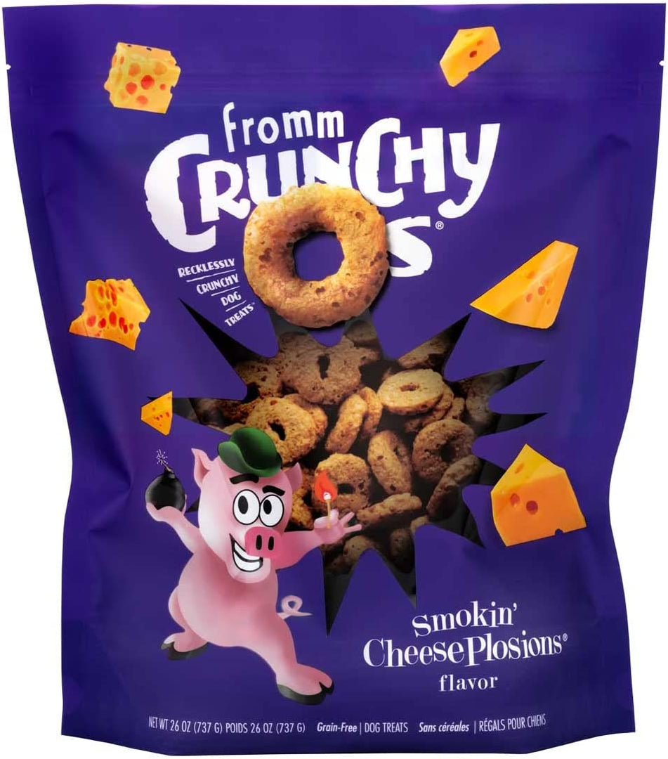 Fromm Crunchy O's 6oz Cheese - BlackPaw