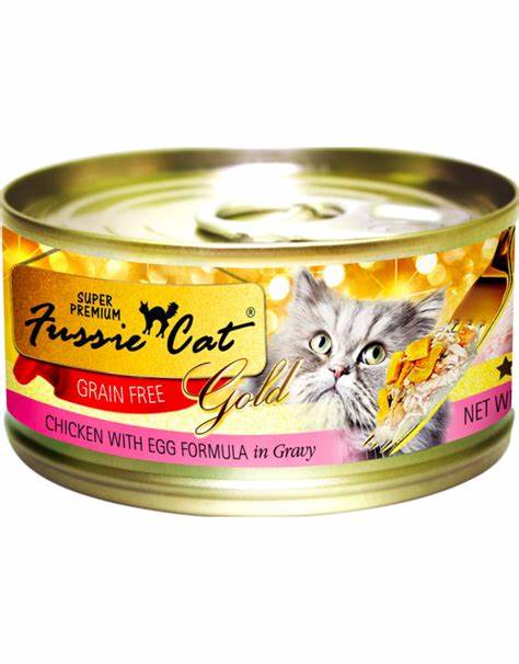 Fussie Cat Gold Chicken with Egg 2.8oz - BlackPaw - For Every Adventure