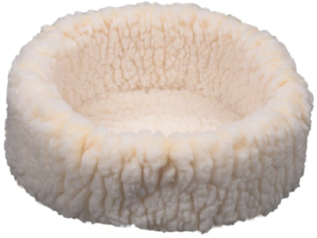 Huggle Snuggler Fleece Cat Bed - BlackPaw