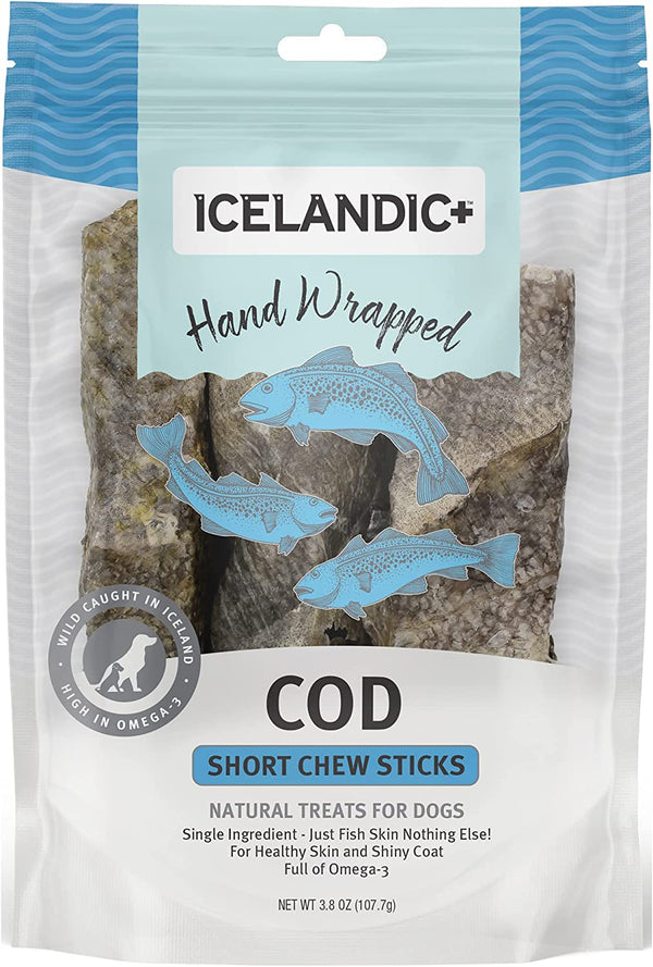 Icelandic Cod Short Chew Sticks - BlackPaw - For Every Adventure
