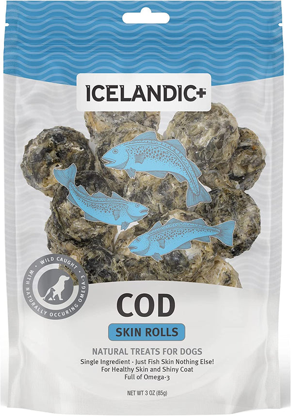 Icelandic Cod Skin Rolls - BlackPaw - For Every Adventure