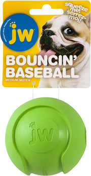 JW iSqueak Bouncin Baseball Medium - BlackPaw - For Every Adventure