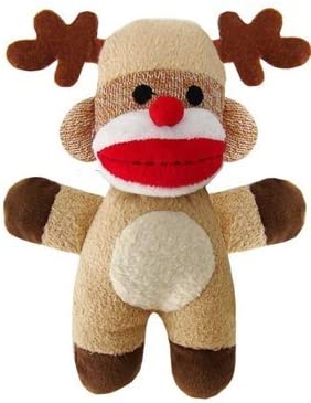 Lulubelles Jingle Reindeer Baby Sock Monkey - BlackPaw - For Every Adventure