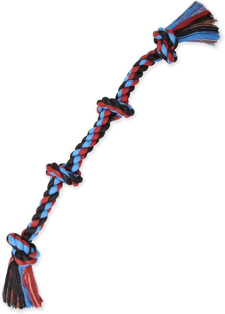 Mammoth Flossy Chews Premium XL 4 Knot Tug - BlackPaw - For Every Adventure