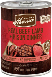 Merrick 12.7oz Beef, Lamb, & Bison - BlackPaw - For Every Adventure