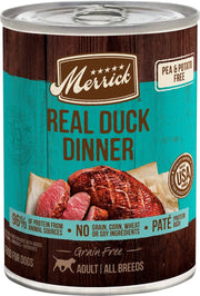 Merrick 12.7oz Real Duck Dinner - BlackPaw - For Every Adventure