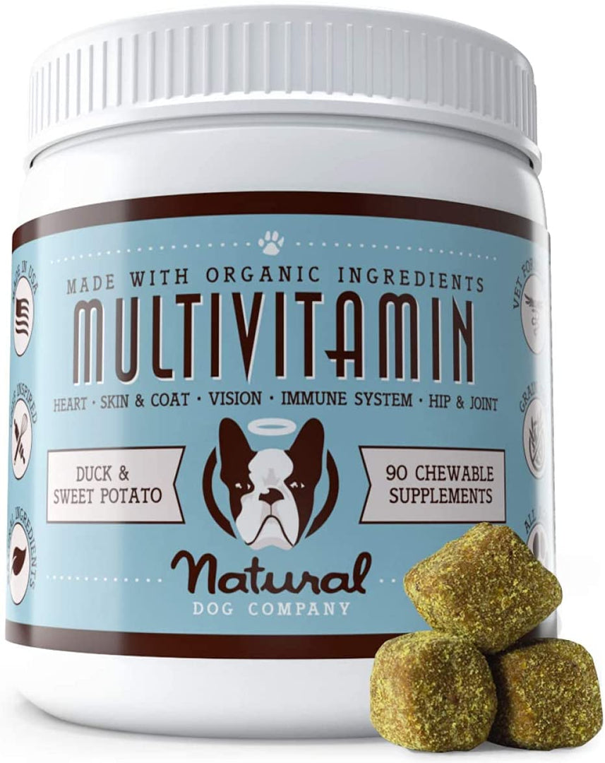 Natural Dog Company Multivitamin Duck & Sweet Potato 90ct - BlackPaw - For Every Adventure