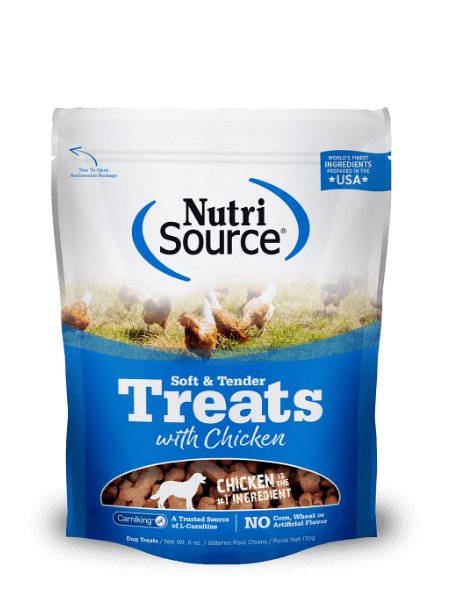 NutriSource Soft Treats Chicken 6oz - BlackPaw