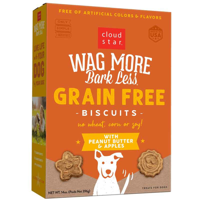 Cloud Star Grain Free Biscuits 14oz Peanut Butter & Apple