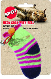 Spot Neon Sock with Bell