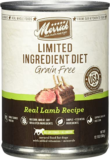 Merrick 12.7oz LID Grain Free Lamb Recipe