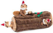 Zippy Paws Holiday Burrow Yule Log
