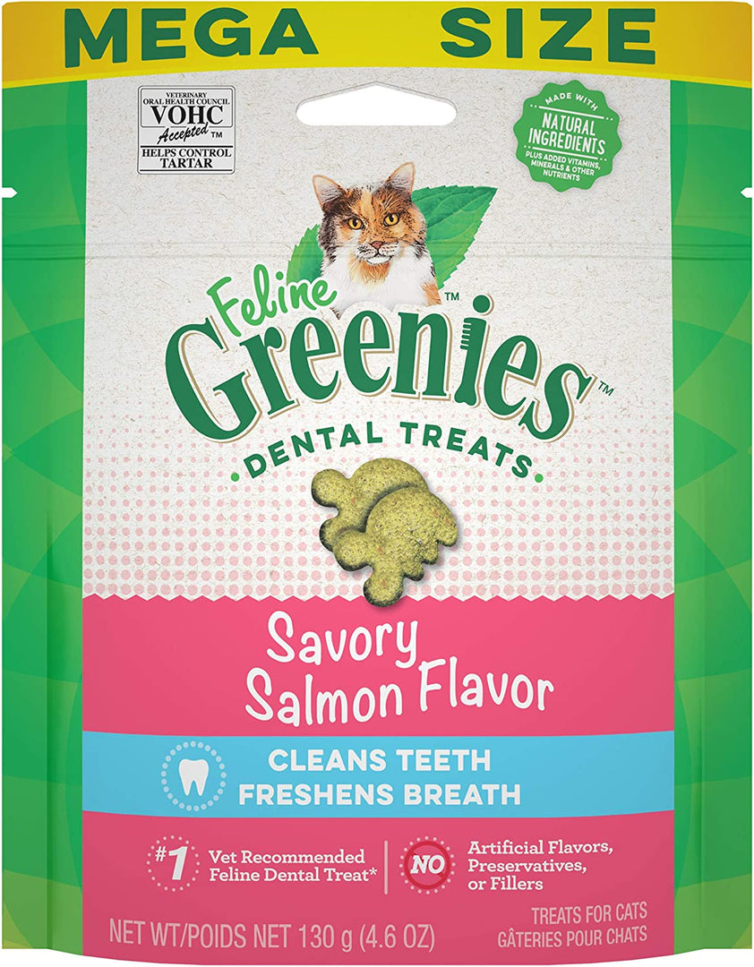 Feline Greenies Dental Treats Salmon Flavor