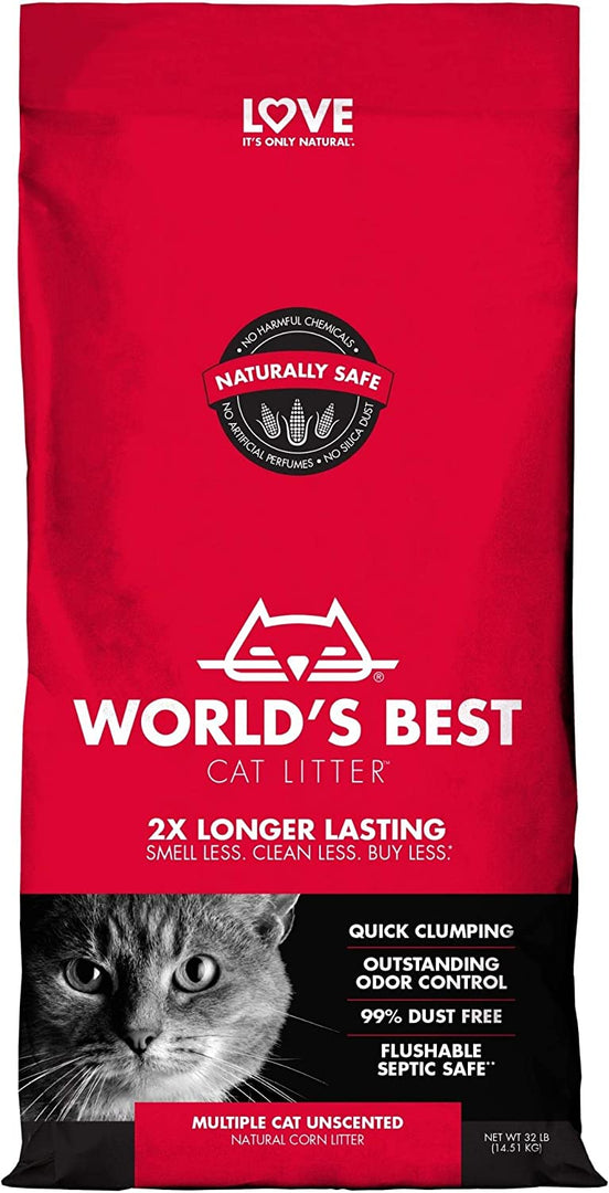 World's Best Cat Litter Multiple Cat Unscented