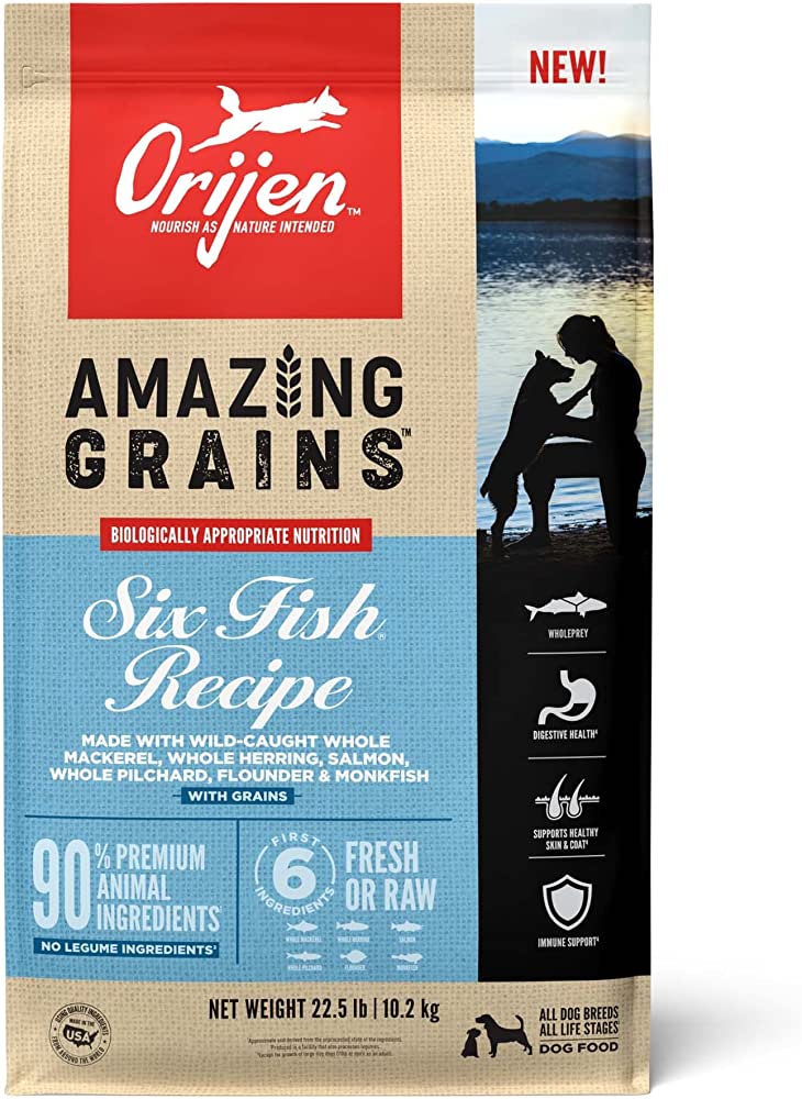 Orijen Amazing Grains Six Fish